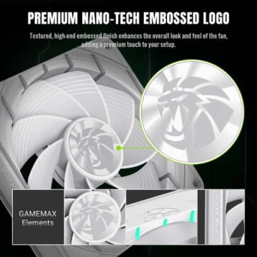 Кулер для корпуса Gamemax Tornado T12 ARGB-RW Кулер для корпуса Gamemax Tornado T12 ARGB-RW