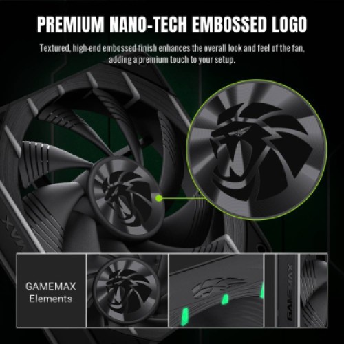 Кулер для корпуса Gamemax Tornado T12 ARGB Кулер для корпуса Gamemax Tornado T12 ARGB