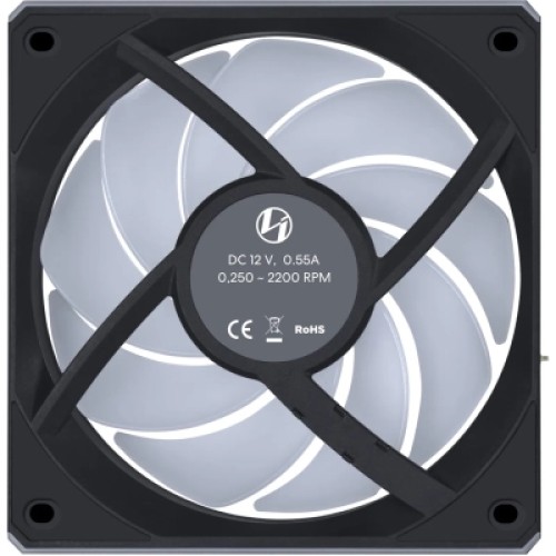 Кулер для корпуса Lian Li Uni Fan CL WIRELESS 120-3, Black (G99.12CL1W3B.00)