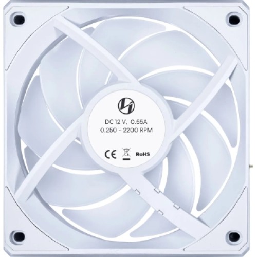 Кулер для корпуса Lian Li Uni Fan CL WIRELESS 120-3, White (G99.12CL1W3W.00) Кулер для корпуса Lian Li Uni Fan CL WIRELESS 120-3, White (G99.12CL1W3W.00)