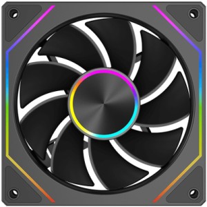 Кулер для корпуса PcCooler Вентилятор реверсний PCCOOLER FG120R ARGB BK чорний для корпусу 1 (FG120R ARGB BK)