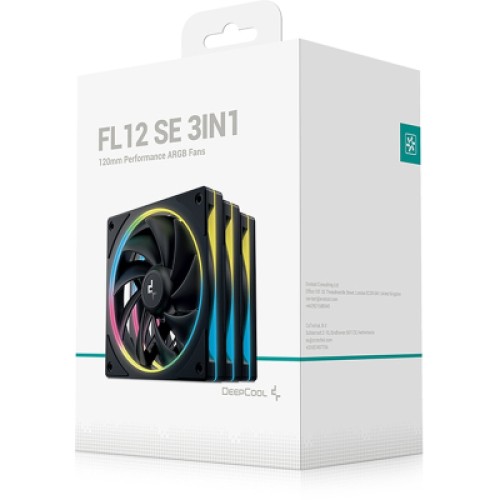 Кулер для корпуса Deepcool Набір вентиляторів Deepcool FL12SE 3IN1 для корпусу 3*120x120x25мм, HB, (FL12 SE 3IN1) Кулер для корпуса Deepcool Набір вентиляторів Deepcool FL12SE 3IN1 для корпусу 3*120x120x25мм, HB, (FL12 SE 3IN1)