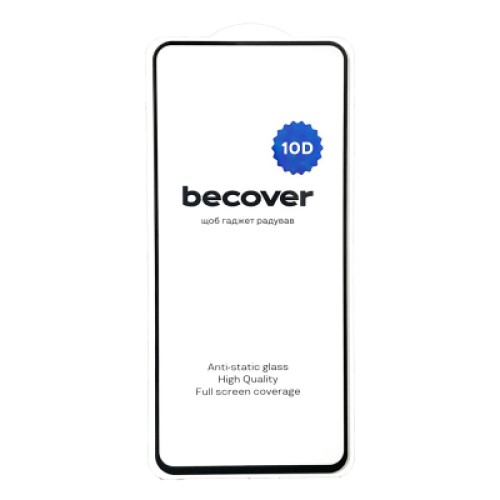 Стекло защитное BeCover 10D Oppo A5x / A5 2025 (4G/5G) Black (713930)