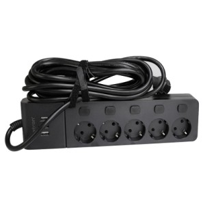 Мережевий фільтр живлення Patron SP1655-USB (EXT-PN-SP-1655-USB)