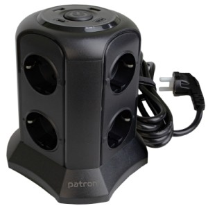 Мережевий фільтр живлення Patron SP-1683-USBT (EXT-PN-SP-1683-USBT)