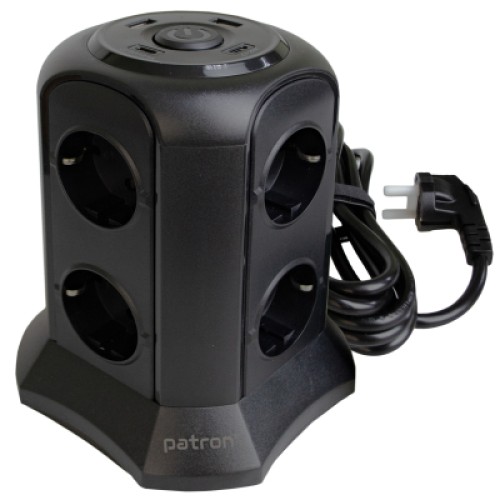 Сетевой фильтр питания Patron SP-1683-USBT (EXT-PN-SP-1683-USBT) Сетевой фильтр питания Patron SP-1683-USBT (EXT-PN-SP-1683-USBT)