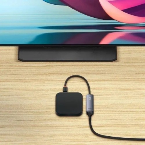 Адаптер USB-C to RJ45 Ethernet 1000Mbps Lite Series Baseus (WKQX000313) Адаптер USB-C to RJ45 Ethernet 1000Mbps Lite Series Baseus (WKQX000313)