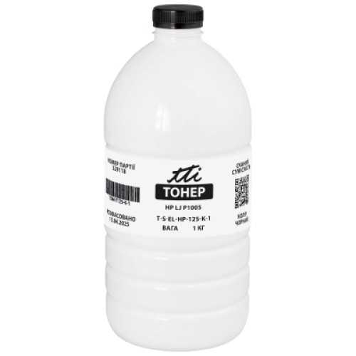 Тонер HP LJ P1005, 1 кг TTI (TSM-T125-K-1) Тонер HP LJ P1005, 1 кг TTI (TSM-T125-K-1)
