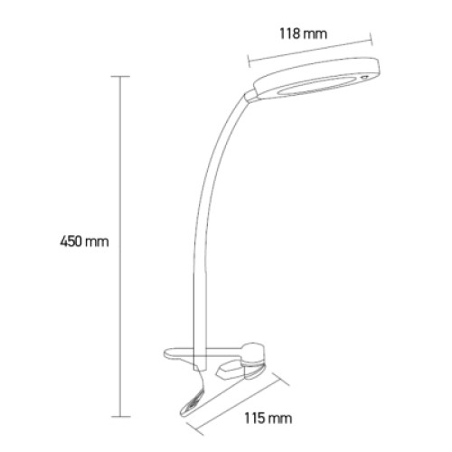 Настольная лампа Eurolamp 6W 5000K (LED-TLP-6W(white)) Настольная лампа Eurolamp 6W 5000K (LED-TLP-6W(white))