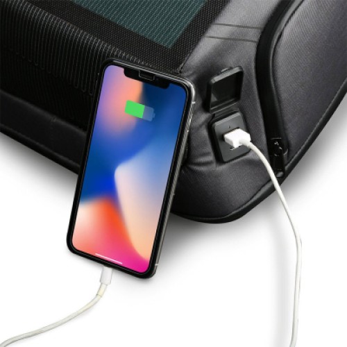 Рюкзак для ноутбука Kingsons 15.6" solar backpack Black (K9386W)