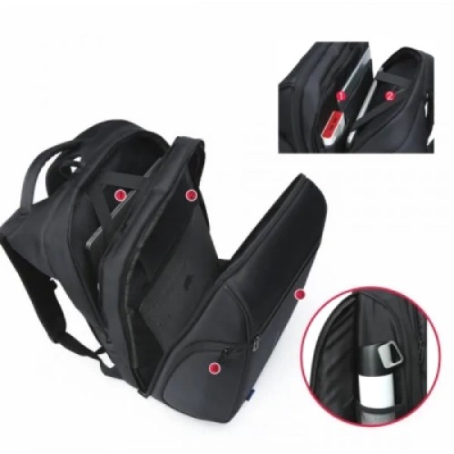 Рюкзак для ноутбука Kingsons 17" laptop backpack Black (KS3199W)