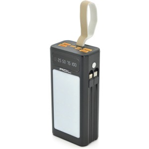 Батарея универсальная ACL 30000mAh, LIGHTER, Type-C + Lighting, Black (PW-85B)