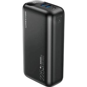 Батарея универсальная XO 30000mAh, Input(Type-C,MicroUSB), Output(2хUSB,1хType-C), PD20W (XO-PR200)