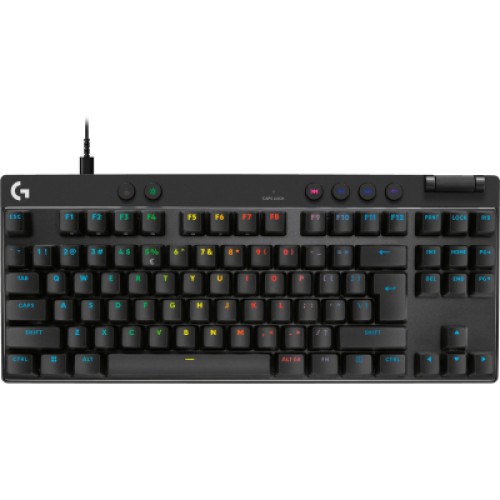 Клавиатура Logitech G PRO X TKL Rapid Linear USB UA Black (920-013233) Клавиатура Logitech G PRO X TKL Rapid Linear USB UA Black (920-013233)