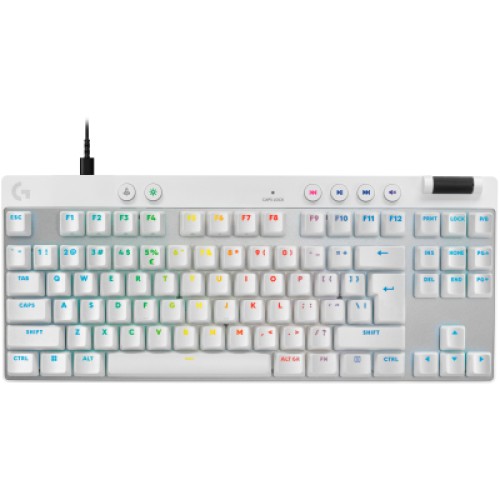 Клавиатура Logitech G PRO X TKL Rapid Linear USB UA White (920-013242) Клавиатура Logitech G PRO X TKL Rapid Linear USB UA White (920-013242)