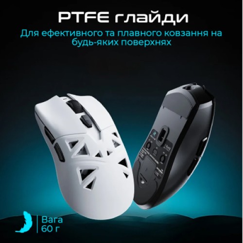 Мышка RAWM SA-SL01C Wireless/Bluetooth White (SA-SL01C.white)