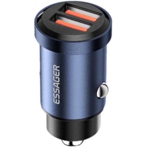 Зарядное устройство Essager 2xUSB 30W blue (ECC2A-TL03) Зарядное устройство Essager 2xUSB 30W blue (ECC2A-TL03)