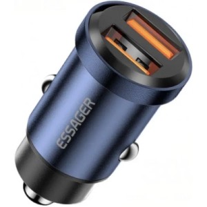 Зарядное устройство Essager 2xUSB 30W blue (ECC2A-TL03)