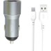 Зарядное устройство XO 1xUSB + cable USB to Lightning TZ09 gray (6920680873517)