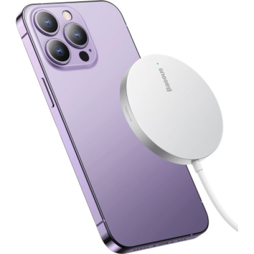 Зарядное устройство Baseus Simple Mini3 Magnetic Wireless Charger 15W Silver (CCJJ040012) Зарядное устройство Baseus Simple Mini3 Magnetic Wireless Charger 15W Silver (CCJJ040012)