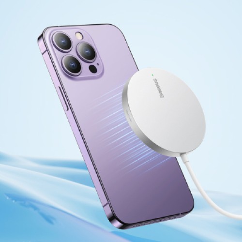 Зарядное устройство Baseus Simple Mini3 Magnetic Wireless Charger 15W Silver (CCJJ040012) Зарядное устройство Baseus Simple Mini3 Magnetic Wireless Charger 15W Silver (CCJJ040012)