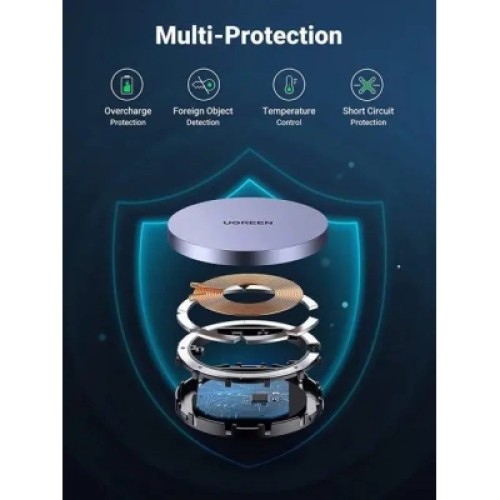 Зарядное устройство Ugreen Magnetic Wireless Charger 15W CD245 (30233)