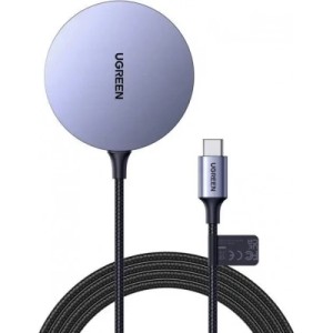 Зарядний пристрій Ugreen Magnetic Wireless Charger 15W CD245 (30233)