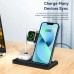 Зарядное устройство Essager 4-in-1 wireless charger 15W foldable desktop black (EWXZM-JC01-Z) Зарядное устройство Essager 4-in-1 wireless charger 15W foldable desktop black (EWXZM-JC01-Z)