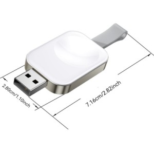 Зарядное устройство Essager Wireless charger for smart watch USB white (EWXA-YB02-Z)