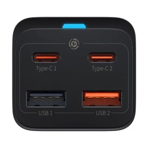 Зарядное устройство Baseus 2xUSB-C 65W + 2xUSB GaN + cable USB-C to USB-C 100W 1.0m black (CCGP040101) Зарядное устройство Baseus 2xUSB-C 65W + 2xUSB GaN + cable USB-C to USB-C 100W 1.0m black (CCGP040101)