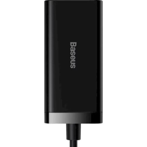 Зарядное устройство Baseus 2xUSB-C 100W + 2xUSB GaN black (CCGP000101)