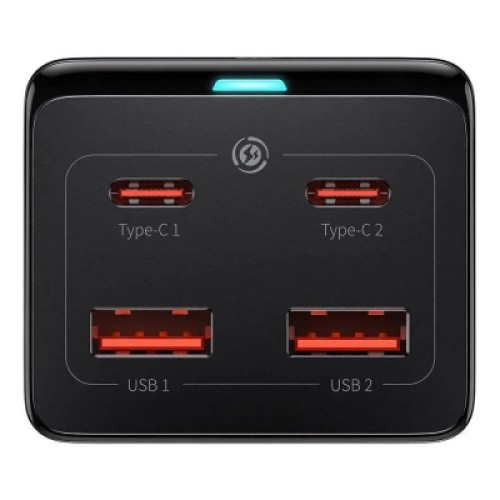 Зарядное устройство Baseus AC + 2xUSB-C 100W + 2xUSB + cable USB-C to USB-C 100W 1.0m black (PSZM000401) Зарядное устройство Baseus AC + 2xUSB-C 100W + 2xUSB + cable USB-C to USB-C 100W 1.0m black (PSZM000401)