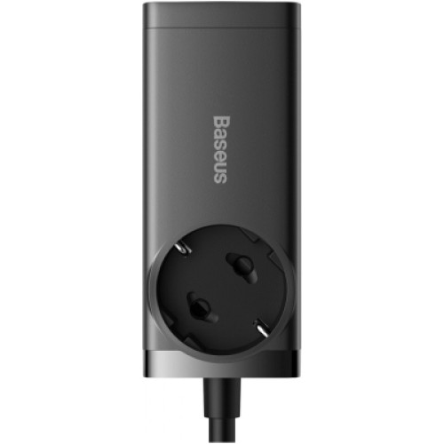 Зарядное устройство Baseus AC + 2xUSB-C 65W + 2xUSB black (PSZM000901) Зарядное устройство Baseus AC + 2xUSB-C 65W + 2xUSB black (PSZM000901)