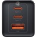 Зарядное устройство Baseus 2xUSB-C 65W + 1xUSB GaN + cable USB-C to USB-C 100W 1.0m black (CCGP120201) Зарядное устройство Baseus 2xUSB-C 65W + 1xUSB GaN + cable USB-C to USB-C 100W 1.0m black (CCGP120201)