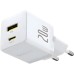 Зарядное устройство Baseus 1xUSB-C 20W + 1xUSB white + cable USB-C to USB-C 60W 1.0m (P10111608213-01) Зарядное устройство Baseus 1xUSB-C 20W + 1xUSB white + cable USB-C to USB-C 60W 1.0m (P10111608213-01)