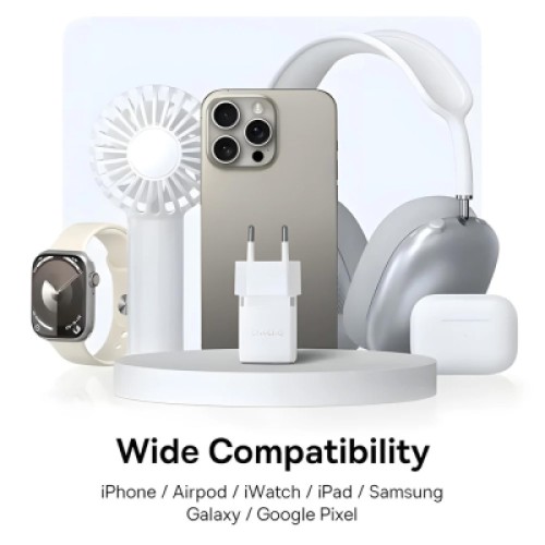 Зарядное устройство Baseus 1xUSB-C 20W + 1xUSB white + cable USB-C to USB-C 60W 1.0m (P10111608213-01) Зарядное устройство Baseus 1xUSB-C 20W + 1xUSB white + cable USB-C to USB-C 60W 1.0m (P10111608213-01)