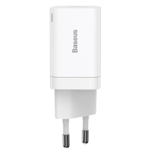 Зарядний пристрій Baseus 1xUSB-C 30W + 1xUSB white (CCSUPP-E02)