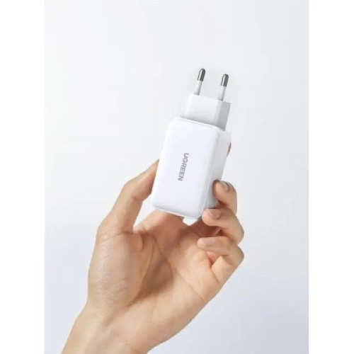Зарядное устройство Ugreen 1xUSB + 2xUSB-C 65W GaN CD244 white (15334) Зарядное устройство Ugreen 1xUSB + 2xUSB-C 65W GaN CD244 white (15334)