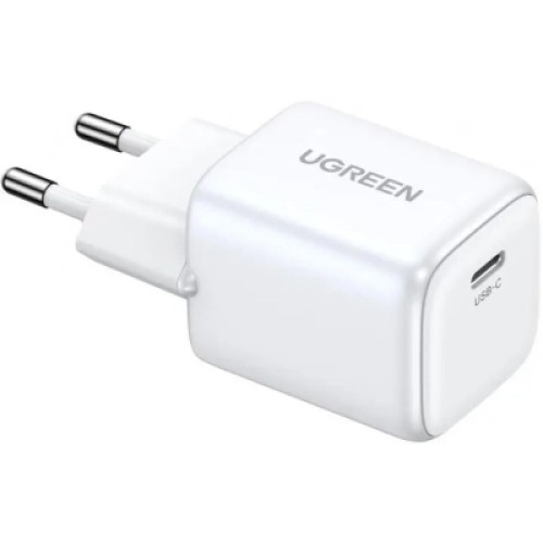 Зарядное устройство Ugreen USB-C PD20W GaN CD318 white (15324) Зарядное устройство Ugreen USB-C PD20W GaN CD318 white (15324)