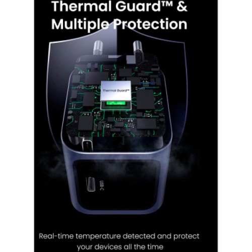 Зарядное устройство Ugreen USB-C PD30W GaN X703 gray (35006) Зарядное устройство Ugreen USB-C PD30W GaN X703 gray (35006)