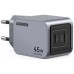 Зарядное устройство Ugreen 2xUSB-C PD45W GaN X707 gray (35008) Зарядное устройство Ugreen 2xUSB-C PD45W GaN X707 gray (35008)
