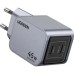 Зарядное устройство Ugreen 2xUSB-C PD45W GaN X707 gray (35008) Зарядное устройство Ugreen 2xUSB-C PD45W GaN X707 gray (35008)