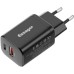 Зарядное устройство Essager 1xUSB + 1xUSB-C PD30W black (ECTPQS-ZTB01)