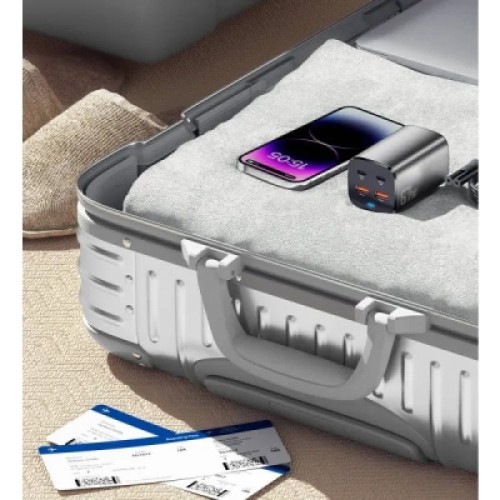 Зарядное устройство Essager 2xUSB-C + 2xUSB 67W GaN (ECT2AC-JYB0G-Z)