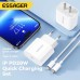 Зарядное устройство Essager USB-C PD20W + cable USB-C to Lightning white (EFJB02-XBL02-T) Зарядное устройство Essager USB-C PD20W + cable USB-C to Lightning white (EFJB02-XBL02-T)