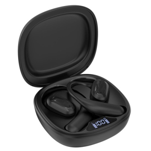 Наушники Choetech Open-ear з LED дисплеєм Black (BH-T25-BK)