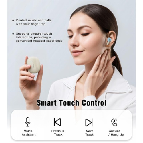 Наушники Choetech TWS Oval Beige (BH-T24-SK)