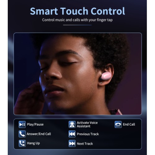 Наушники Choetech TWS Small Cube Pink (BH-T23-PK)