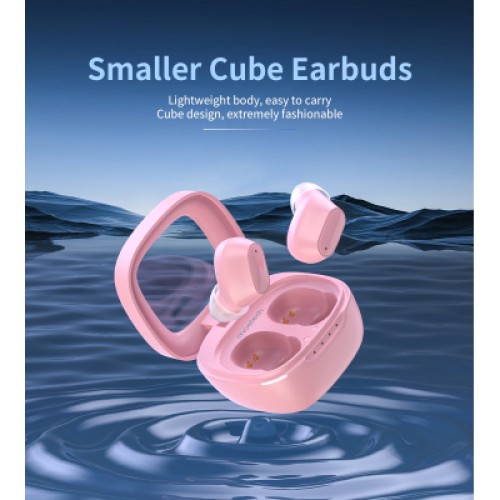 Наушники Choetech TWS Small Cube Pink (BH-T23-PK)
