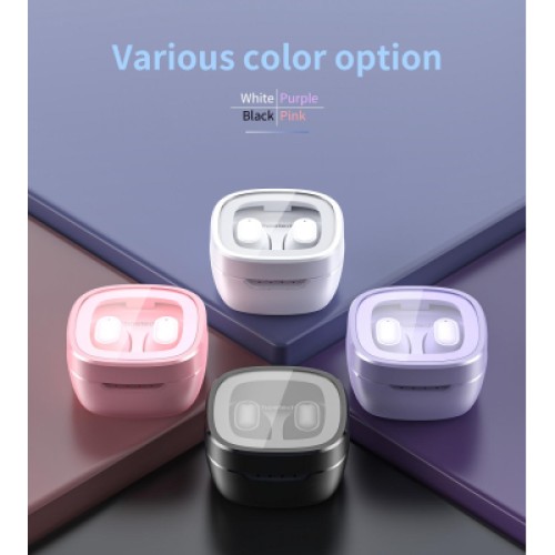 Наушники Choetech TWS Small Cube Pink (BH-T23-PK)